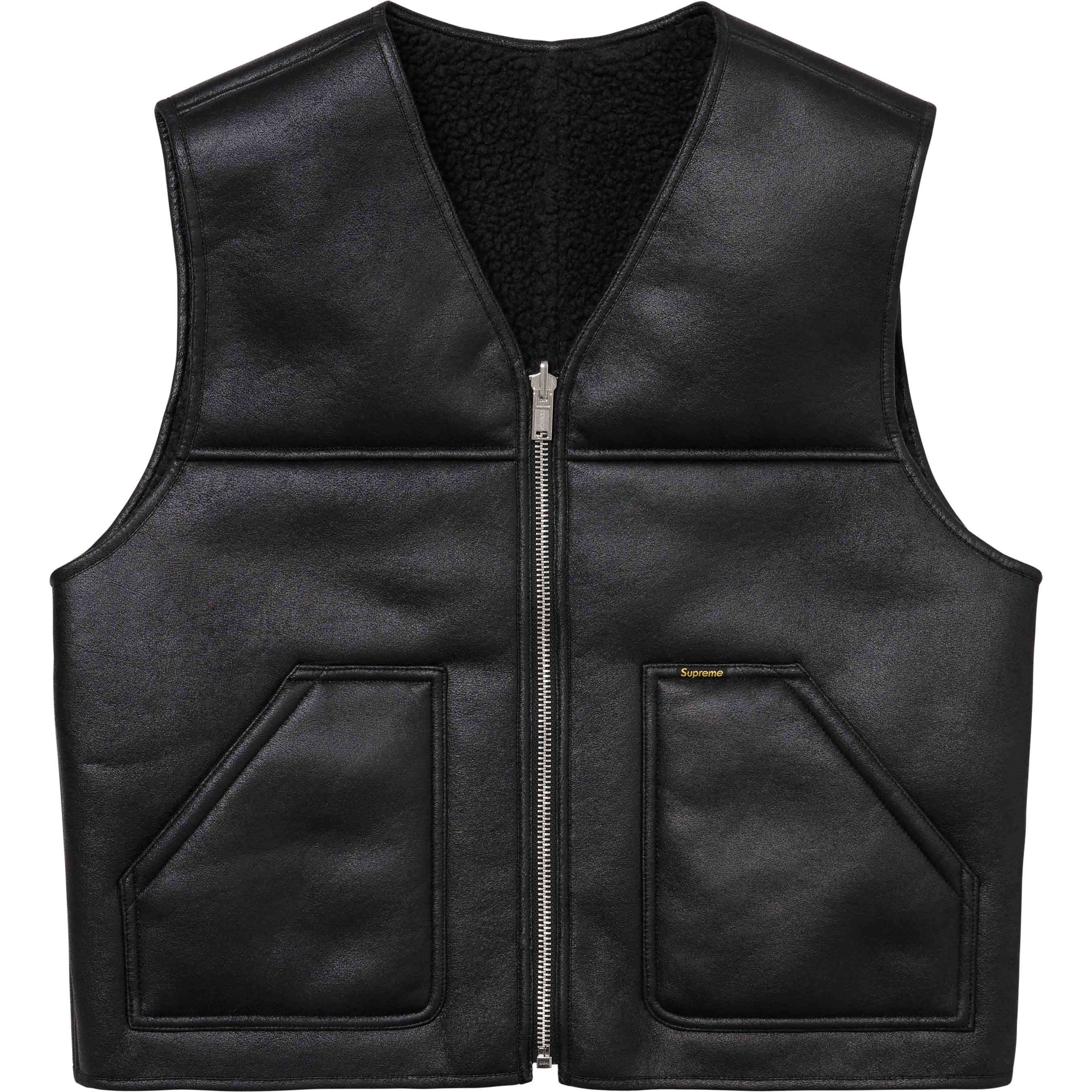 Reversible Faux Shearling Vest view 11